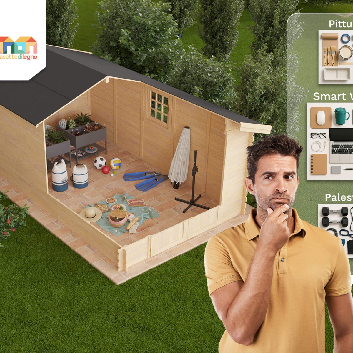 Casetta in legno da giardino: il progetto perfetto per il tuo outdoor