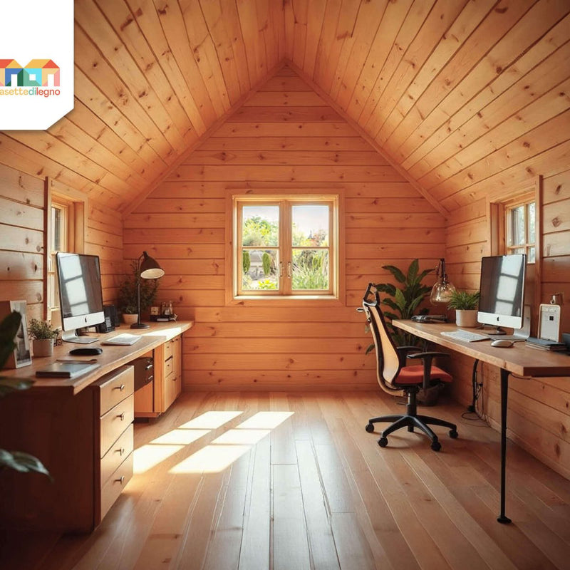 Smartworking? Fallo nella casetta di legno