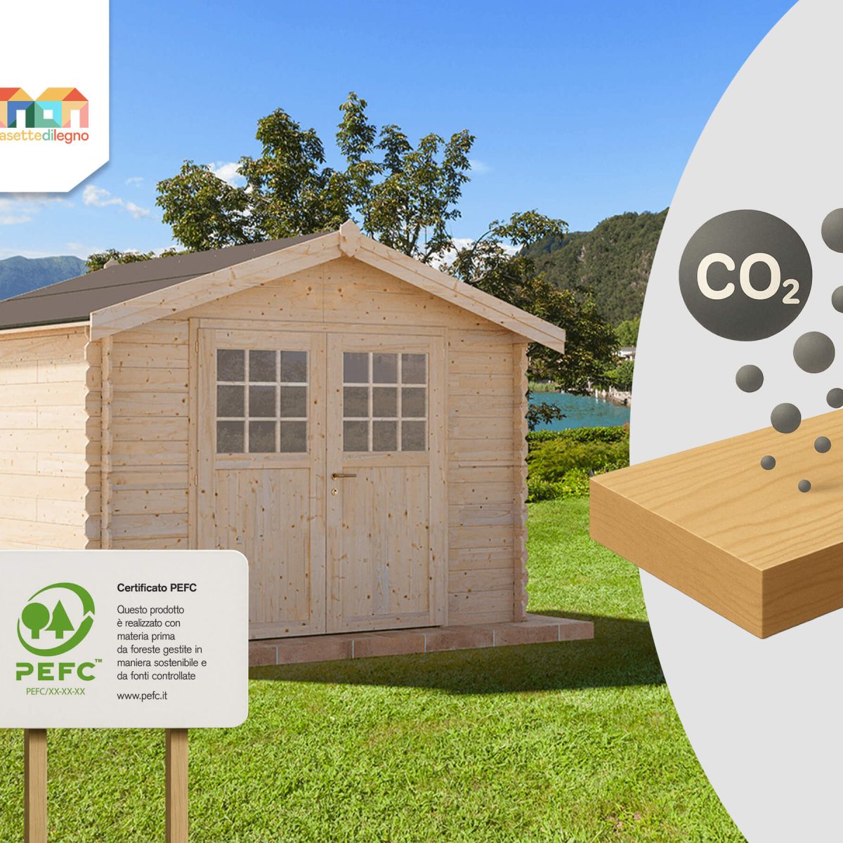 Perché una casetta in legno è una scelta ecologica