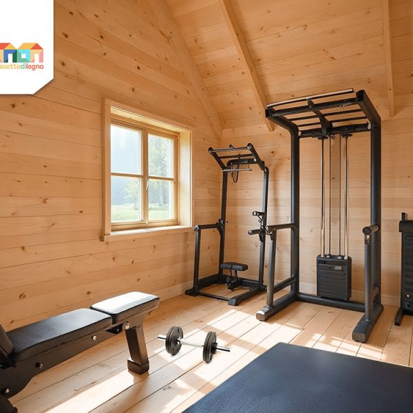 Trasforma la tua casetta di legno in una palestra