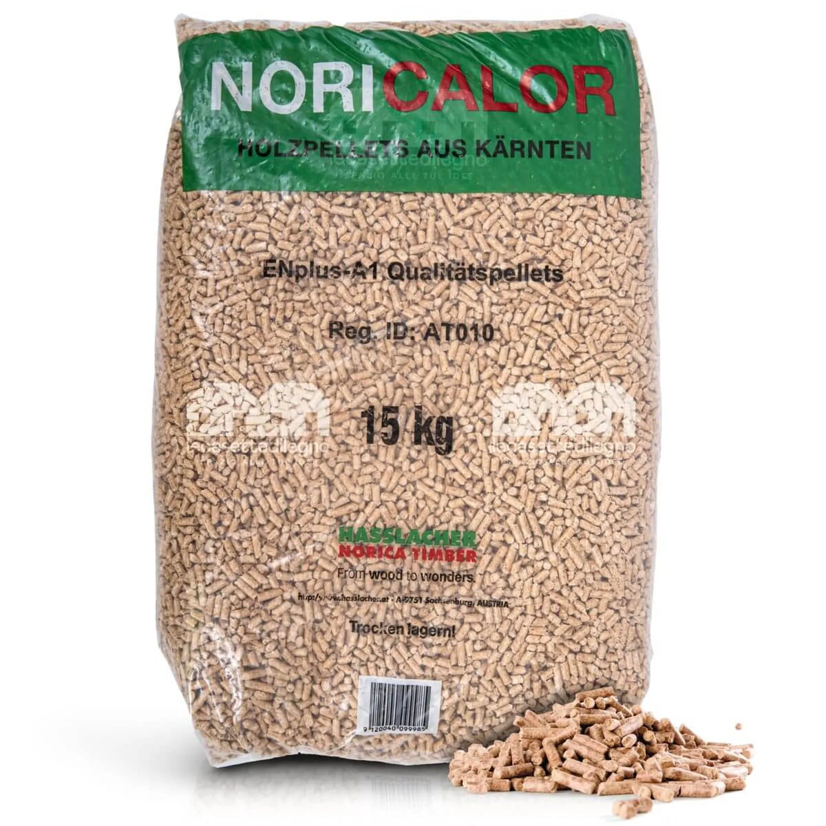 BANCALE PELLET ABETE NORICALOR 15 KG 72 SACCHI