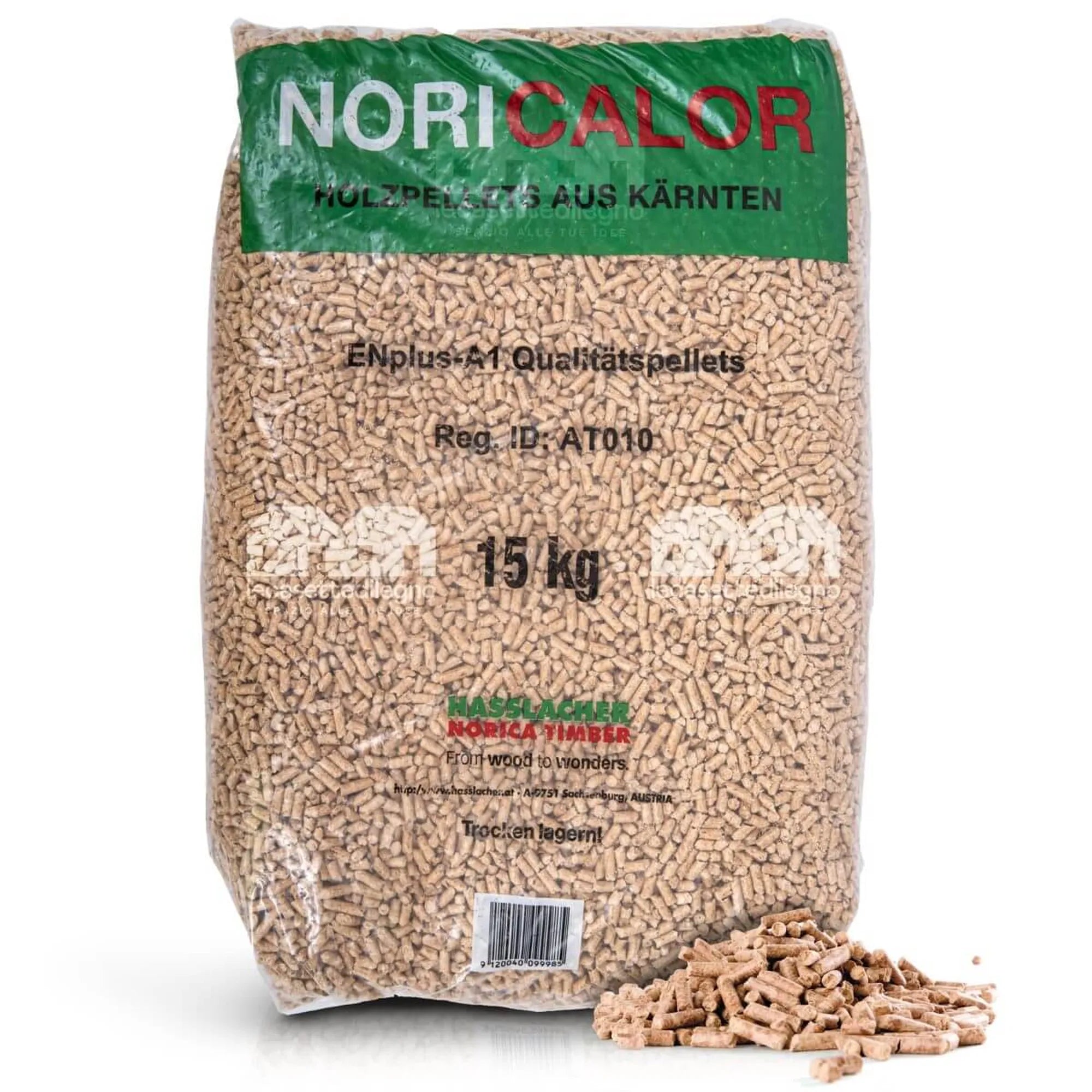 BANCALE PELLET ABETE NORICALOR 15 KG 72 SACCHI