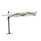 OMBRELLONE STEPHENSON NERO P/L 3 X 4 TELO BEIGE