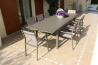 TAVOLO CUBA ALLUNGABILE 150/210 X 90 TAUPE